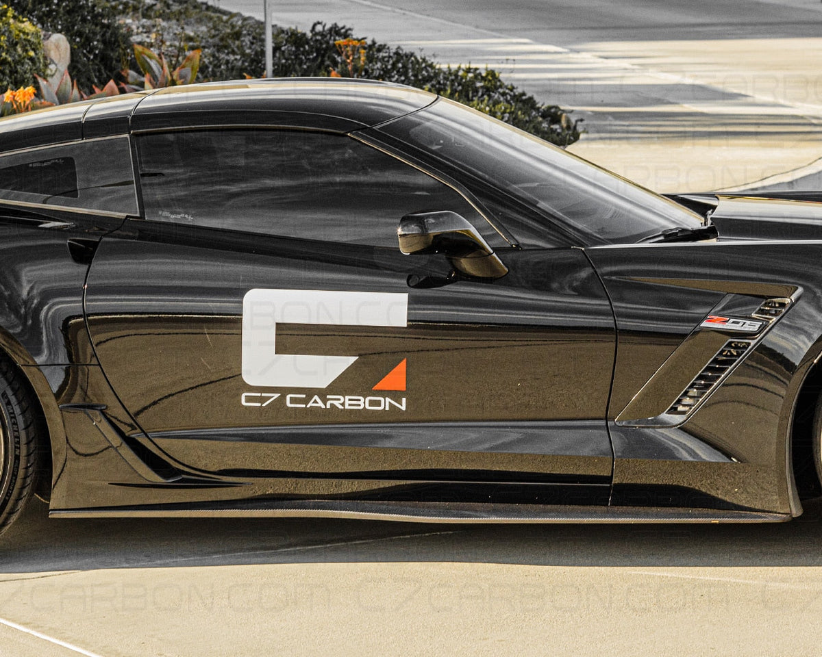 Corvette C7 | Z06 / Z07 OEM Style Side Skirt Set Rocker Panels image 2