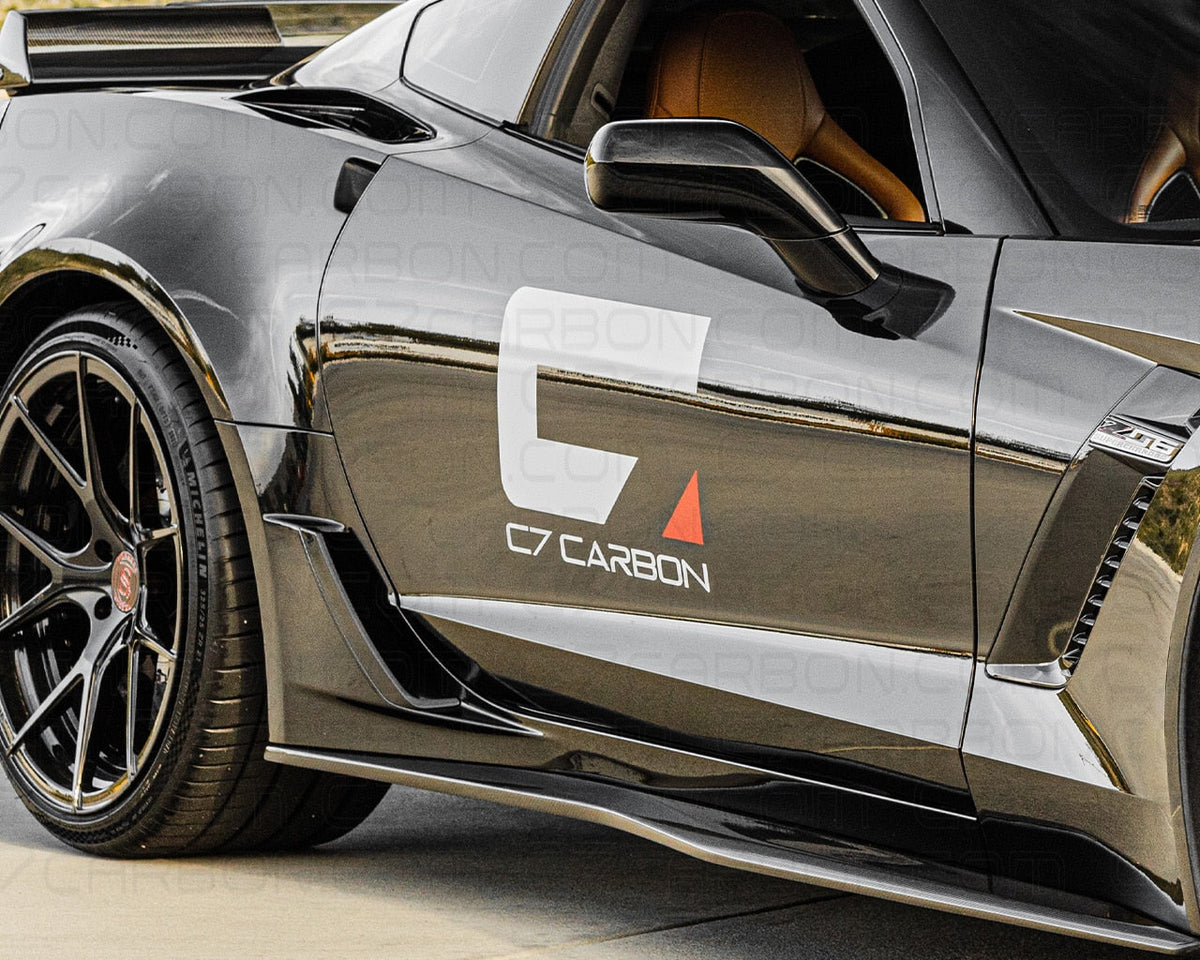 Corvette C7 | Z06 / Z07 OEM Style Side Skirt Set Rocker Panels image 3