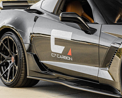 Corvette C7 | Z06 / Z07 OEM Style Side Skirt Set Rocker Panels image 3
