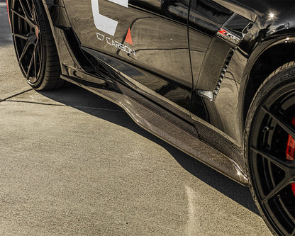 Corvette C7 | Z06 / Z07 OEM Style Side Skirt Set Rocker Panels image 1