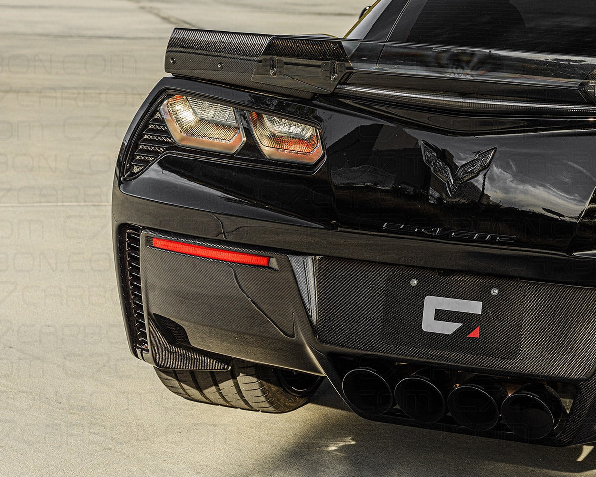 Corvette C7 Z06 / Z51 | Z06 Stage-2 Rear Spoiler Extensions image 3