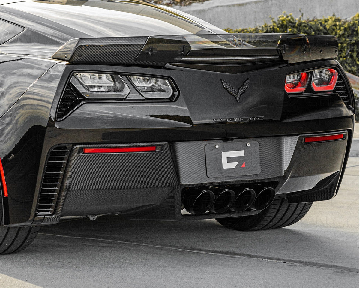 Corvette C7 | OEM Style Rear Diffuser With Exhaust Shield image 1