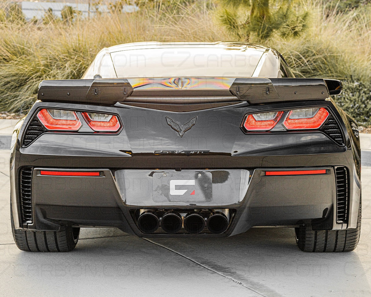 Corvette C7 | OEM Style Rear Diffuser With Exhaust Shield image 2