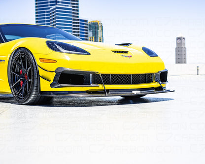 Corvette C6 | ZR1 Front Splitter Extended Version With Undertray image 3