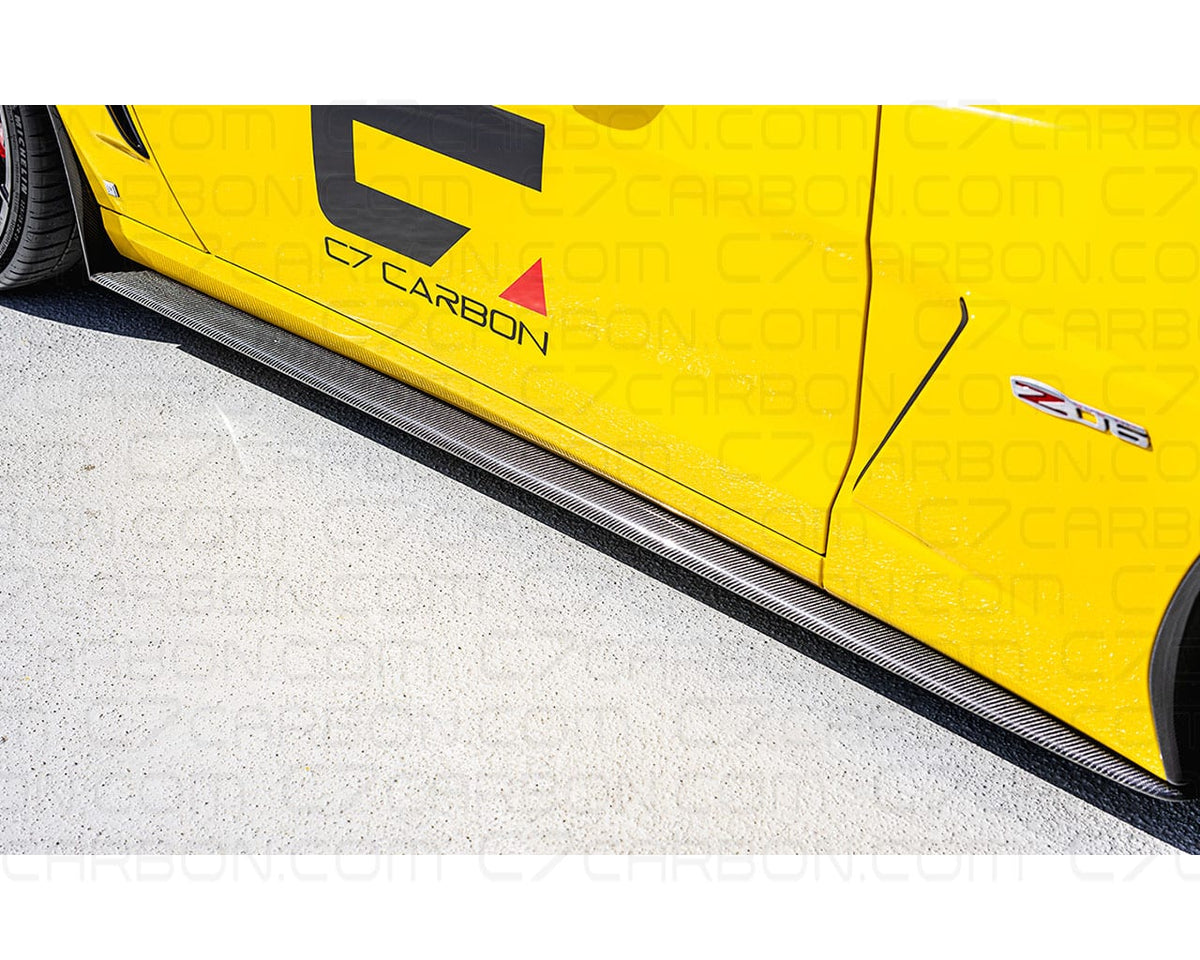 Corvette C6 | ZR1 Side Skirts With Mudflaps image 1