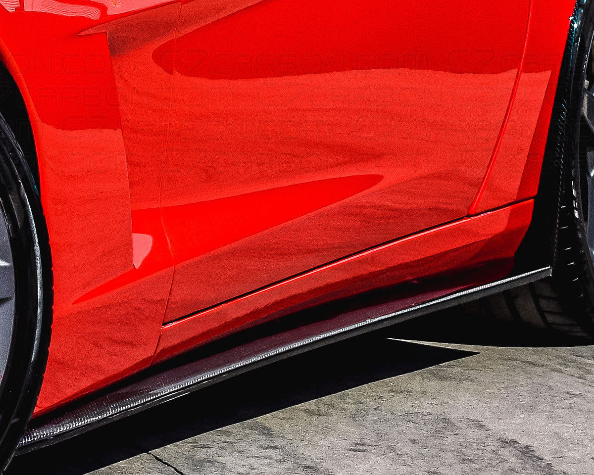 Corvette C6 | Base C6 | ZR1 Side Skirts With Mudflaps image 2