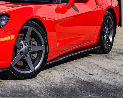 Corvette C6 | Base C6 | ZR1 Side Skirts With Mudflaps image 5