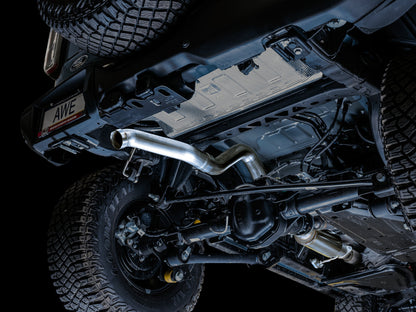 AWE 0FG Catback Exhaust for Ford Bronco with BashGuard™ - no tips image 4