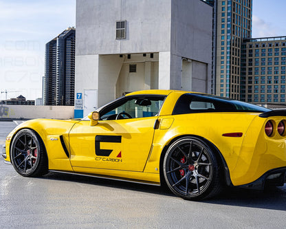 Corvette C6 | ZR1 Extended Side Skirts With Mudflaps image 5