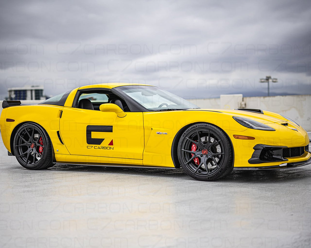 Corvette C6 | ZR1 Extended Side Skirts With Mudflaps image 7