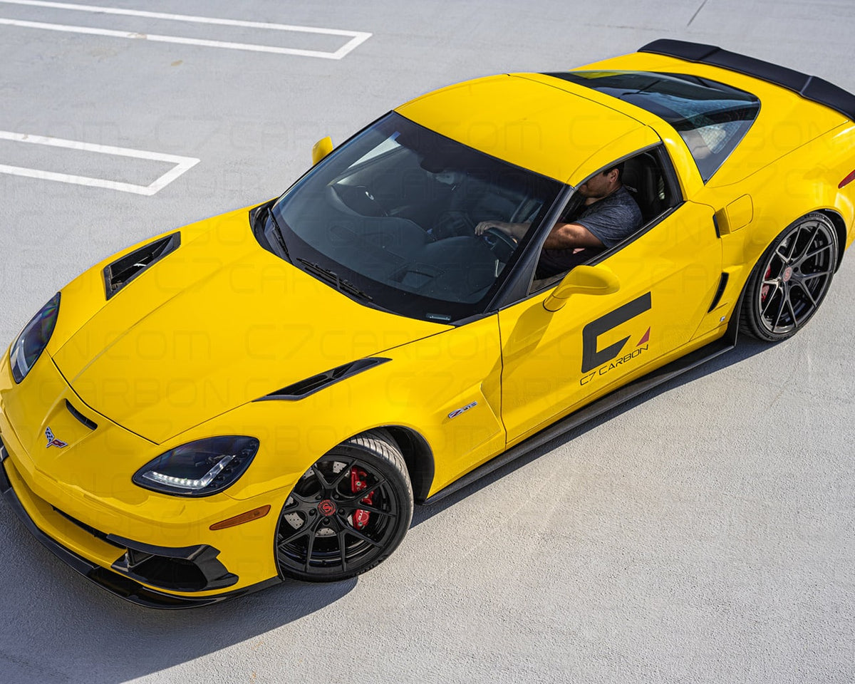 Corvette C6 | ZR1 Extended Side Skirts With Mudflaps image 2