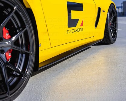 Corvette C6 | ZR1 Extended Side Skirts With Mudflaps image 3