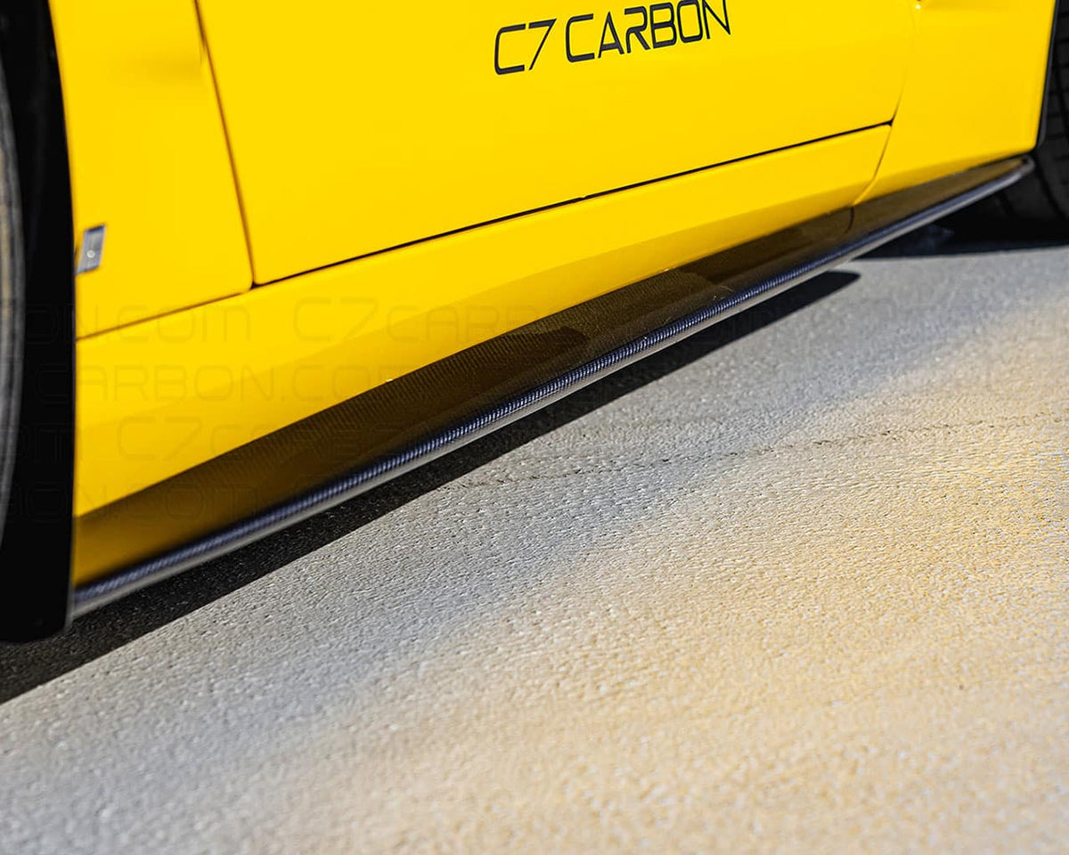 Corvette C6 | Base C6 | ZR1 Extended Side Skirt Set image 1