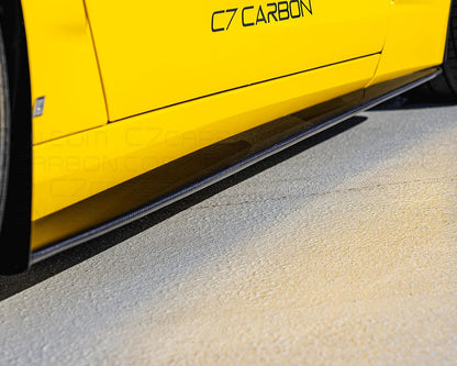 Corvette C6 | Base C6 | ZR1 Extended Side Skirt Set image 1