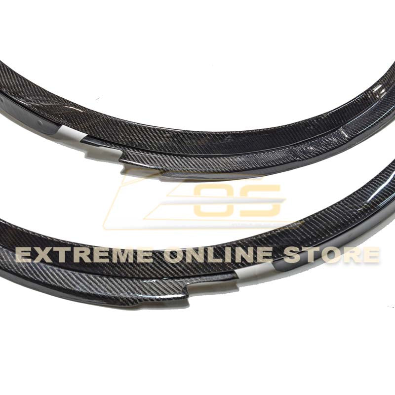 Chevrolet Corvette C7 DRY CARBON FIBER Front Fender Flares Wheel Trim image 7