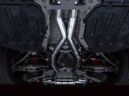 AWE SwitchPath Catback Exhaust for BMW G8X M3/M4 - Diamond Black Tips image 3
