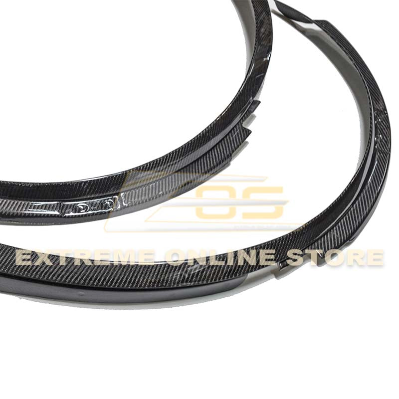 Chevrolet Corvette C7 DRY CARBON FIBER Front Fender Flares Wheel Trim image 6