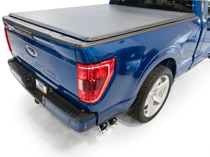 AWE 0FG Dual Side Exit Exhaust for Ford F-150 Regular Cab - 4.5 Chrome Silver Tips image 6