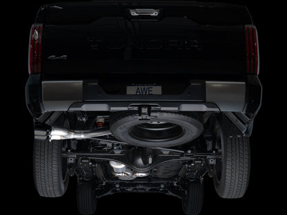 AWE 0FG Exhaust for 3rd Gen Toyota Tundra - Dual Diamond Black Tips image 8