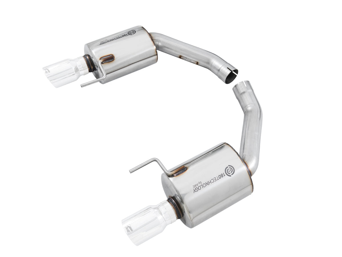 AWE Track-to-Touring Conversion Kit for S550 Mustang GT - Dual Tip image 1