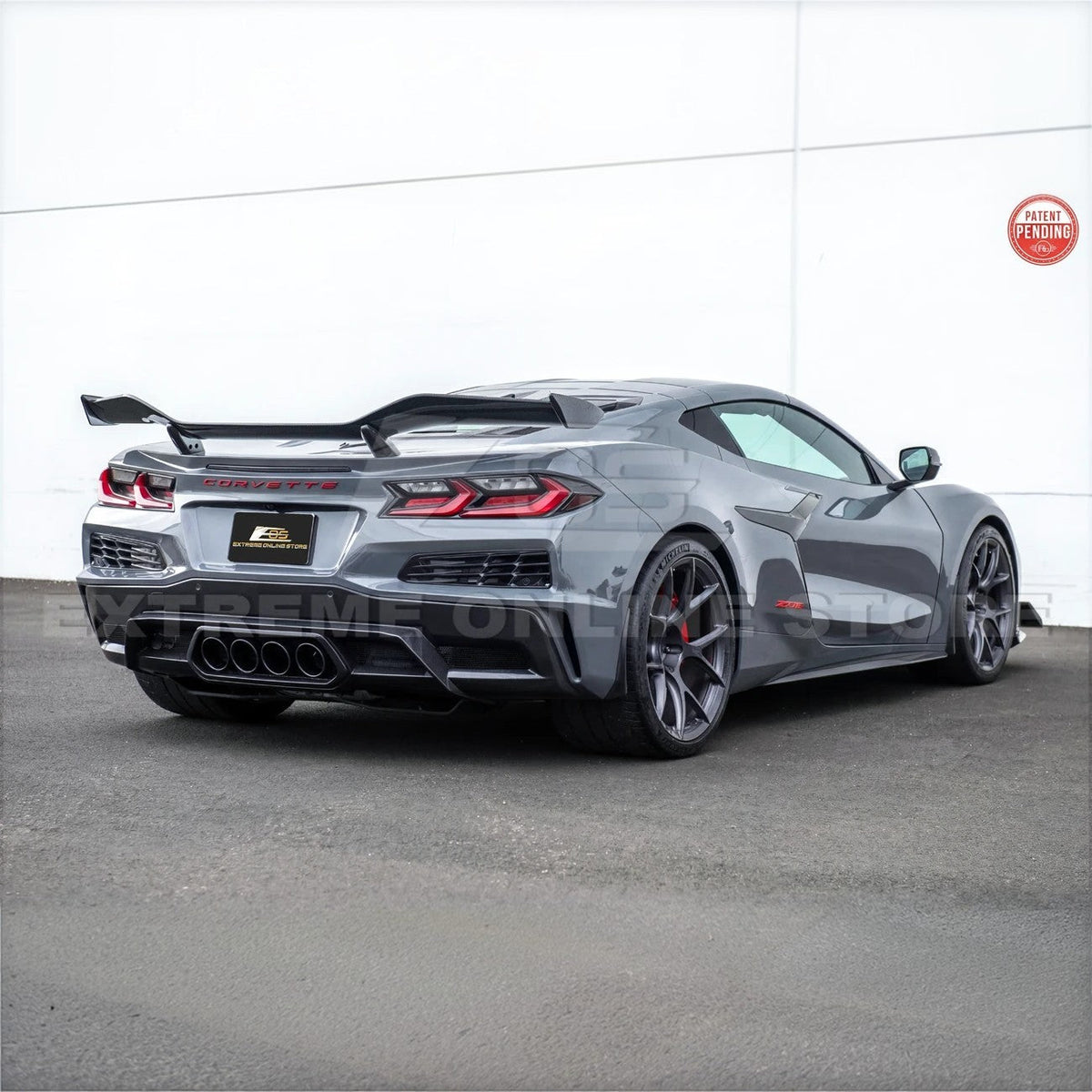 Corvette C8 Z06 W/ Z07 Package Factory Dry Carbon Fiber Rear High Wing Spoiler image 7