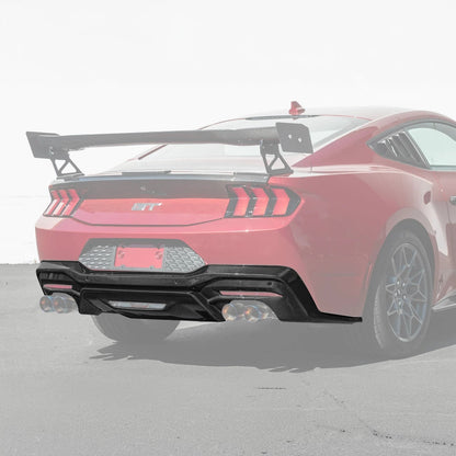 2024+ Ford Mustang V2 Package Carbon Fiber Rear Bumper Diffuser image 47