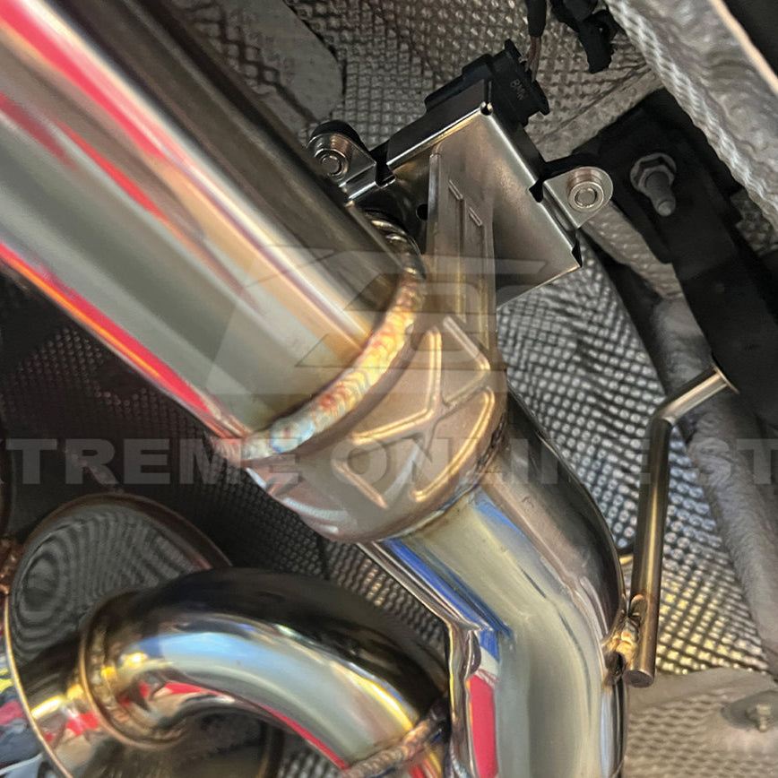 2015-20 BMW F80 M3 F82 M4 | 2.5 Piping w/ 3.5 Quad Tips Axle Back Exhaust image 7