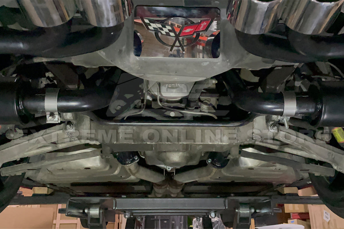 Corvette C5 Muffler Axle Back Quad Tips Exhaust image 10