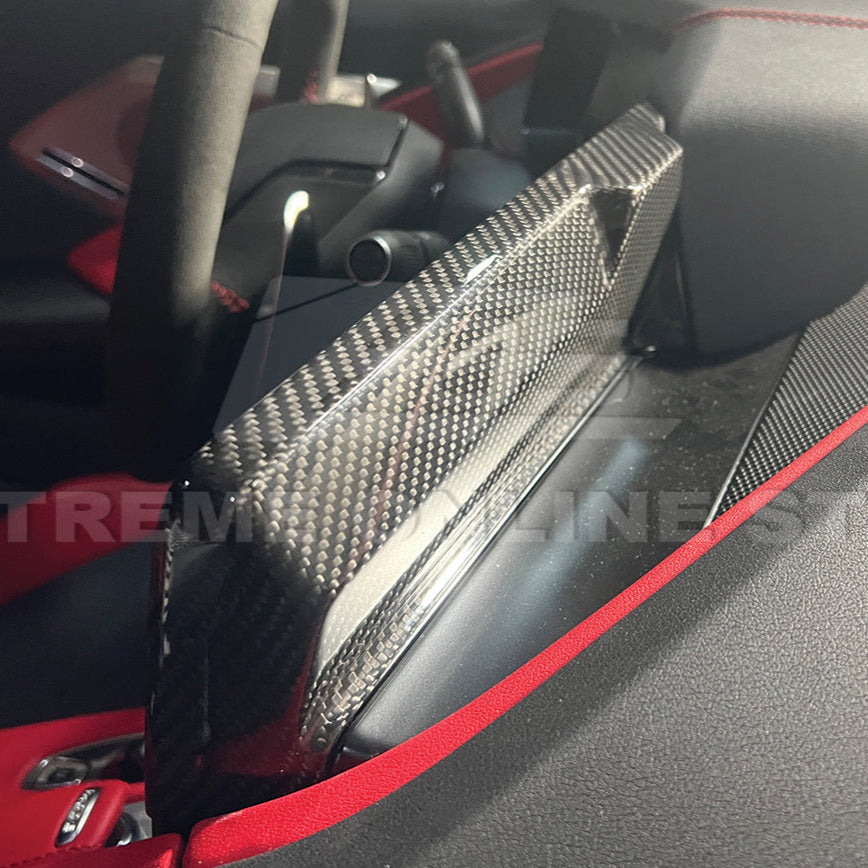 Corvette C8 DRY CARBON FIBER Radio GPS Navigation Screen Cover image 8