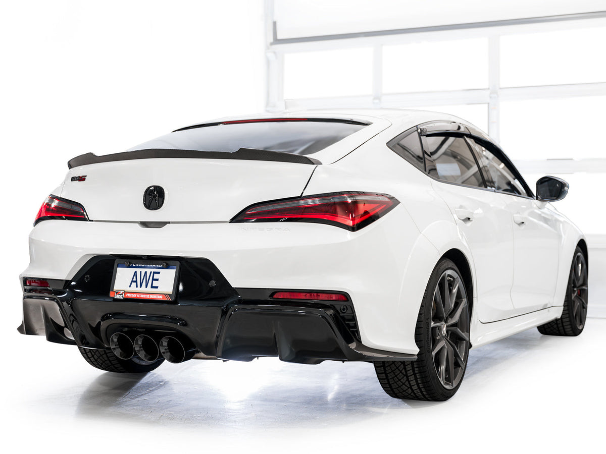 AWE Track Edition Exhaust for DE5 Integra Type-S - Triple Diamond Black Tips image 9