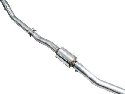 AWE Track Edition Exhaust for FL5 Civic Type R - Triple Chrome Silver Tips image 20