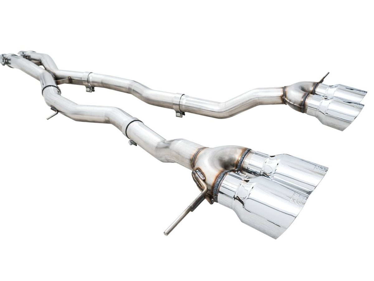 AWE Track Edition Catback Exhaust for BMW G8X M3/M4 - Chrome Silver Tips image 9