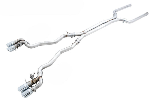 AWE SwitchPath™ Catback Exhaust for BMW F90 M5 - Chrome Silver Tips image 1