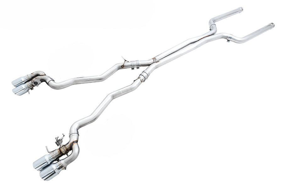 AWE SwitchPath™ Catback Exhaust for BMW F90 M5 - Chrome Silver Tips image 1