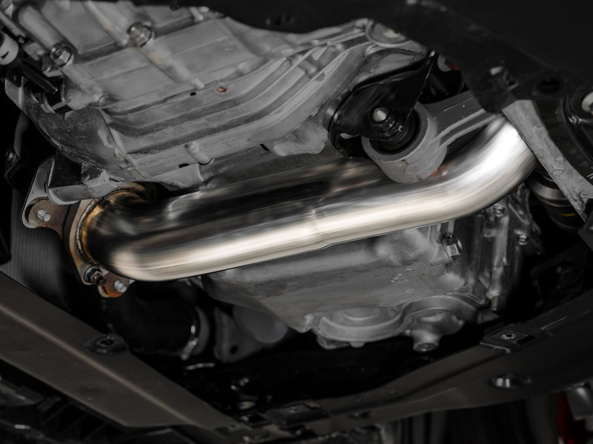 AWE Touring Edition Exhaust for DE5 Integra Type-S - Triple Diamond Black Tips image 5