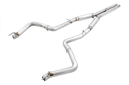 AWE Track Edition Exhaust for 15+ Challenger 6.4 / 6.2 SC - Stock Tips image 1