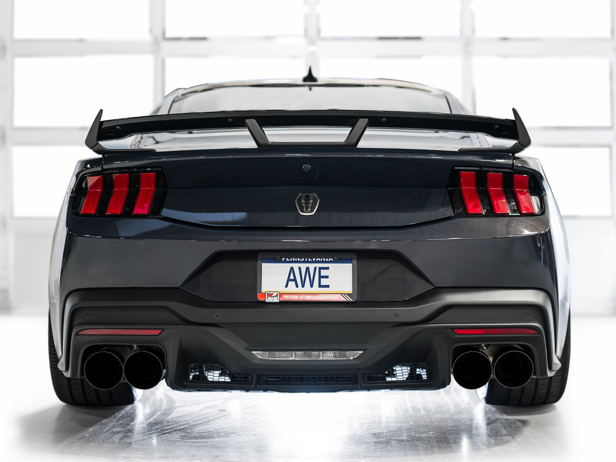 AWE SwitchPath™ Exhaust for S650 Ford Mustang Dark Horse - Quad Diamond Black Tips image 5