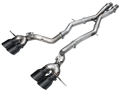 AWE Track Edition Exhaust for BMW G87 M2 - Diamond Black Tips image 1