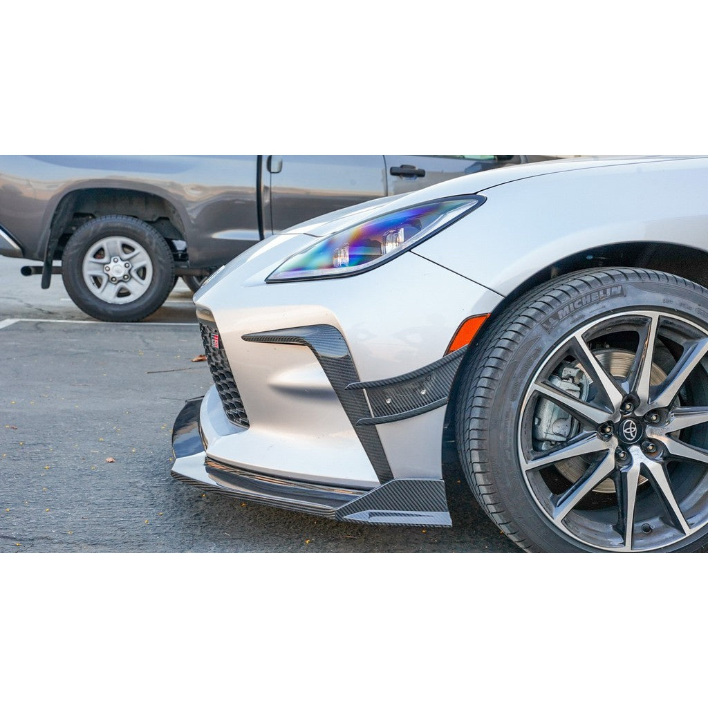 Carbon Fiber Front Bumper Canards- 2022+ Toyota GR86