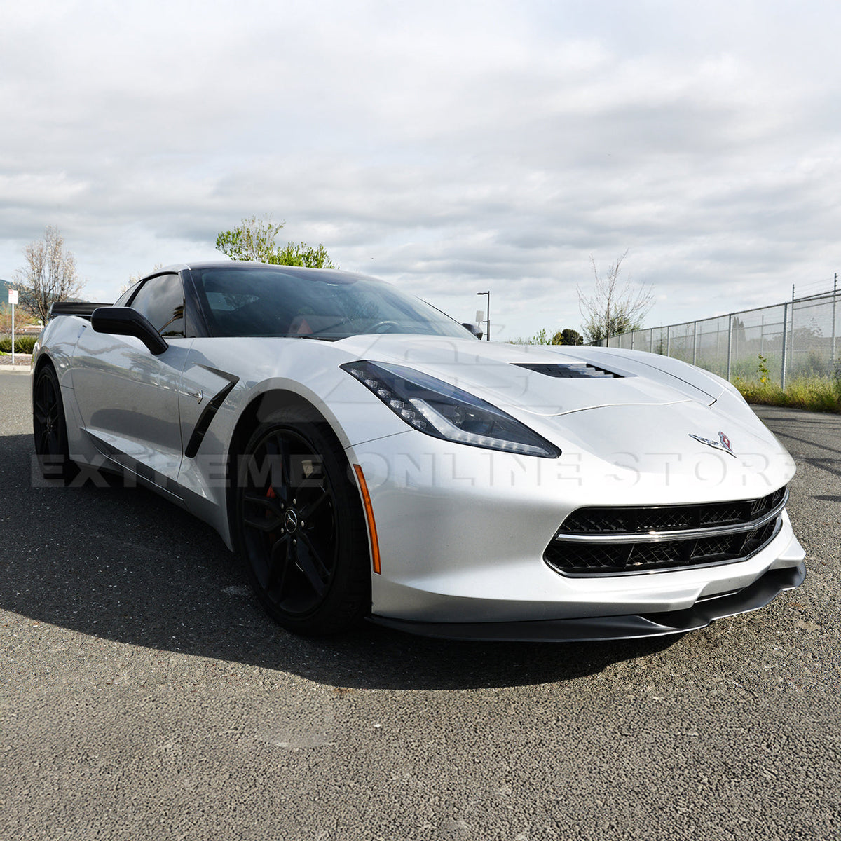 Corvette C7 Stingray EOS Preformance Package Front Splitter image 8