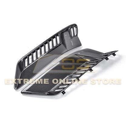 Corvette C7 Z06 DRY Carbon Fiber Side Fender Vents image 1