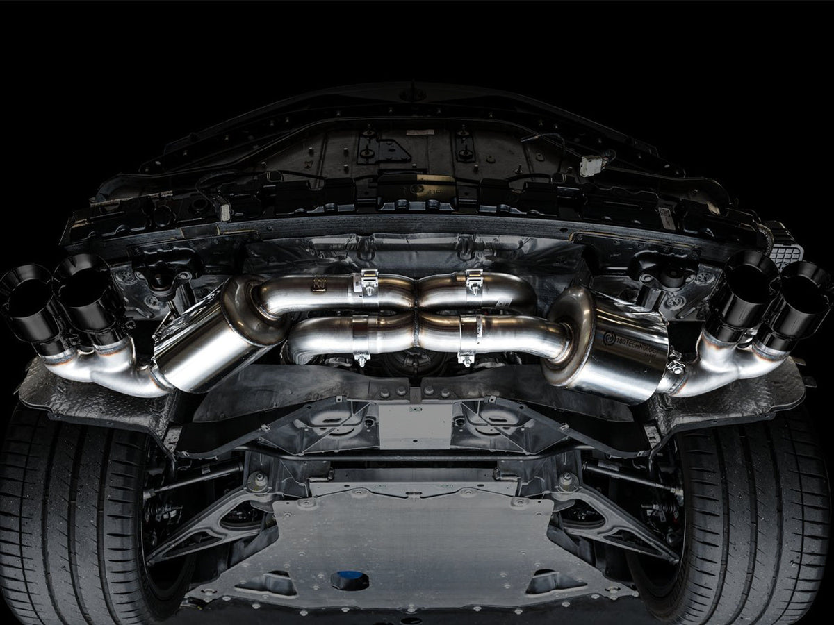 AWE Touring Edition Exhaust for C8 Corvette -- Diamond Black Tips image 9
