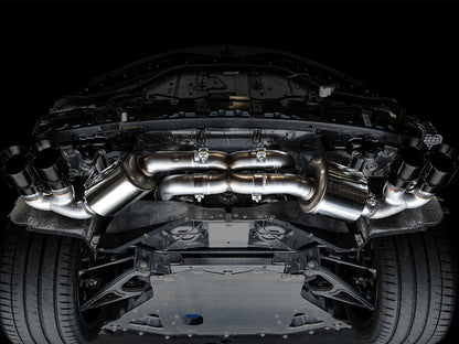 AWE Touring Edition Exhaust for C8 Corvette -- Diamond Black Tips image 9