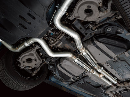 AWE SwitchPath™ Exhaust for Ford Mustang S550 Mach1 - Quad Chrome Silver Tip image 8