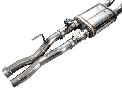 AWE SwitchPath™ Exhaust for Gen 3 Raptor R - Diamond Black Tips image 13