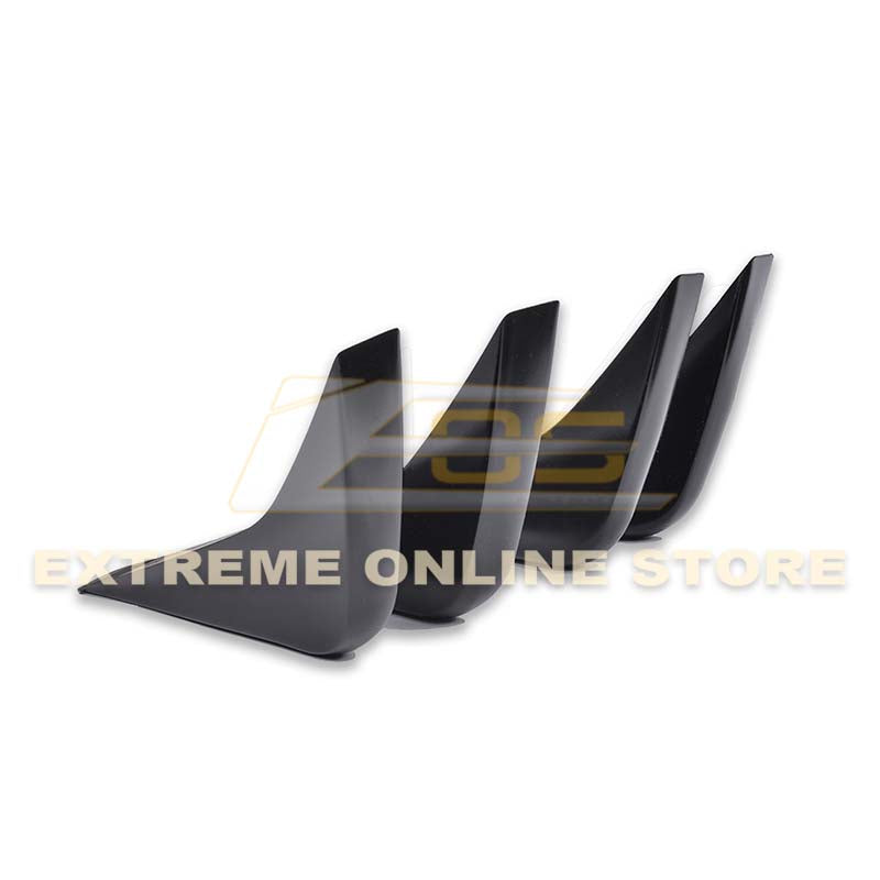 Corvette C7 Rear Bumper Diffuser Fins image 2