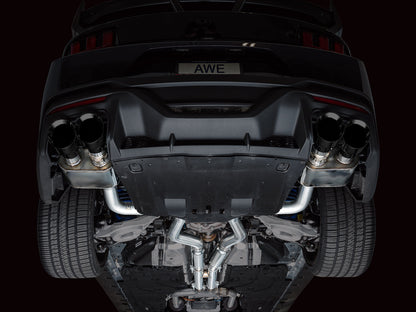 AWE SwitchPath™ Exhaust for S650 Ford Mustang Dark Horse - Quad Diamond Black Tips image 10