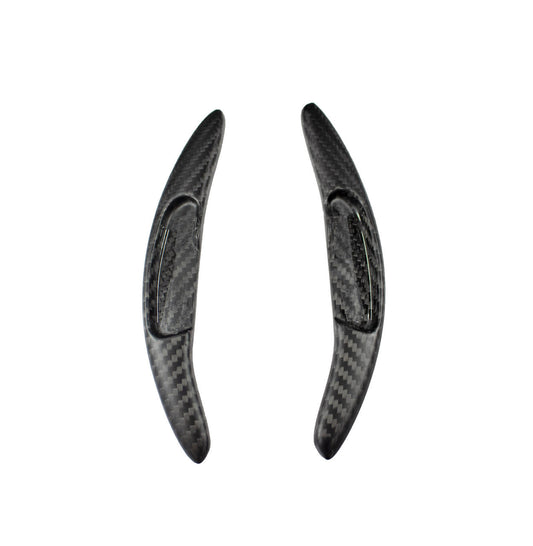Carbon Fiber Matte Finish GT Style Extended Shifter Paddles - McLaren 570S/540C
