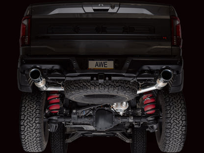 AWE SwitchPath™ Exhaust for Gen 3 Raptor R - Chrome Silver Tips image 9