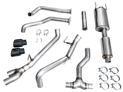 AWE 0FG Exhaust for 3rd Gen Toyota Tundra - Dual Diamond Black Tips image 15